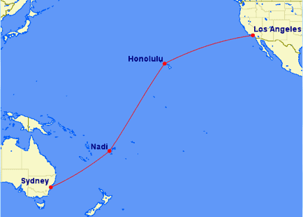 Geographical Distance Between Hawaii and Fiji